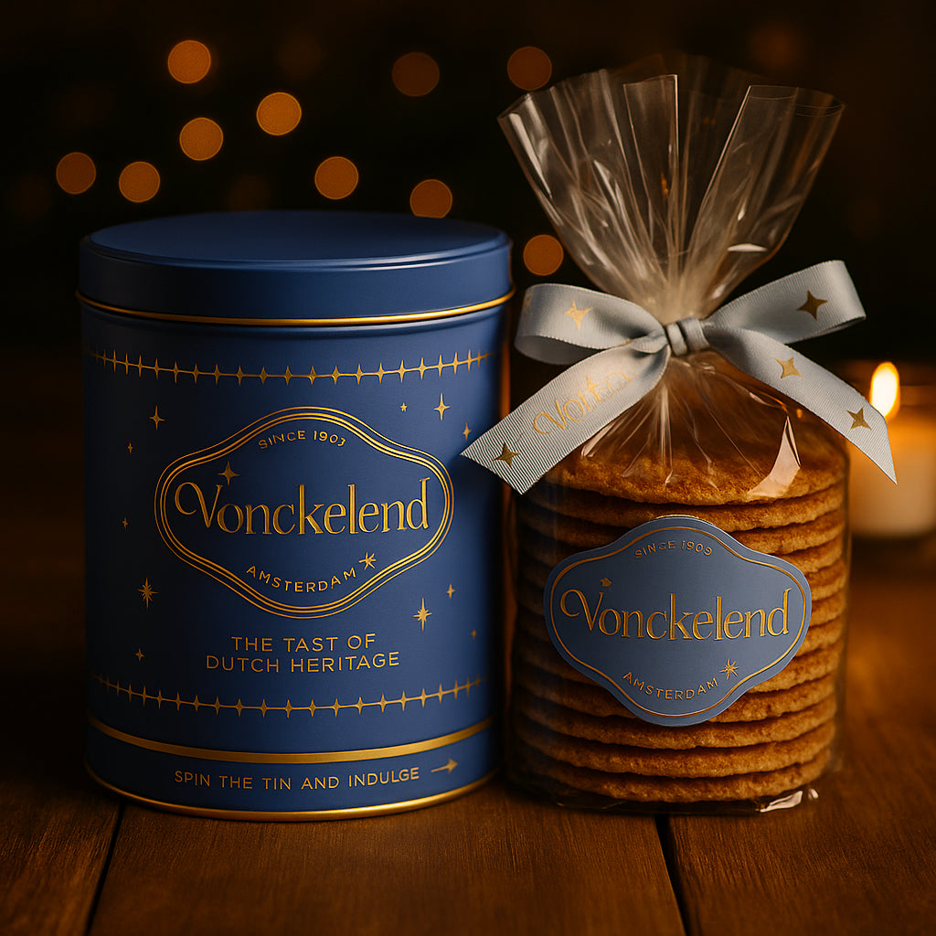 Vonckelend Stroopwafel Music Tin (Dutch Caramel Waffles tin)