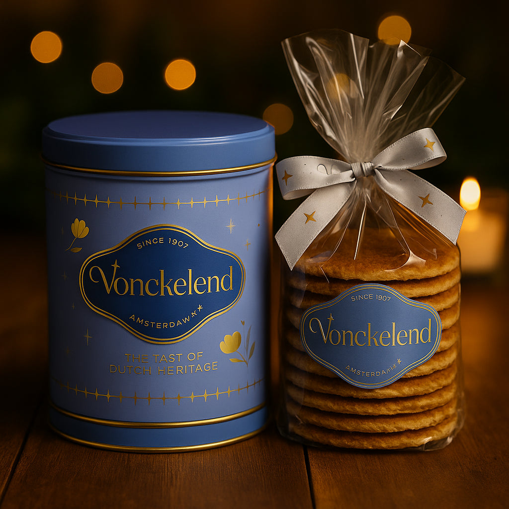 Vonckelend Stroopwafel Music Tin (Dutch Caramel Waffles tin)