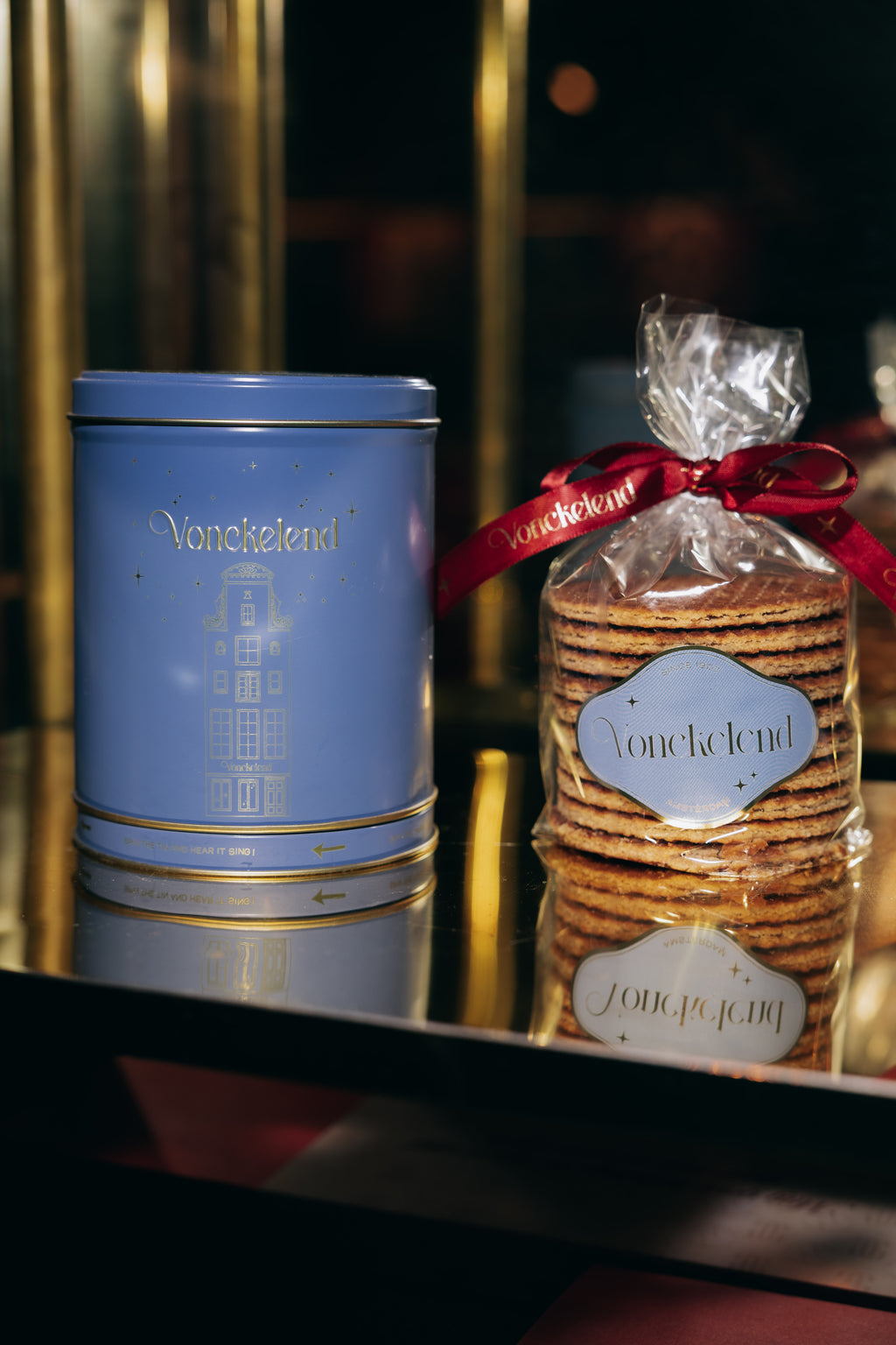 Vonckelend Stroopwafel Music Tin (Dutch Caramel Waffles tin)