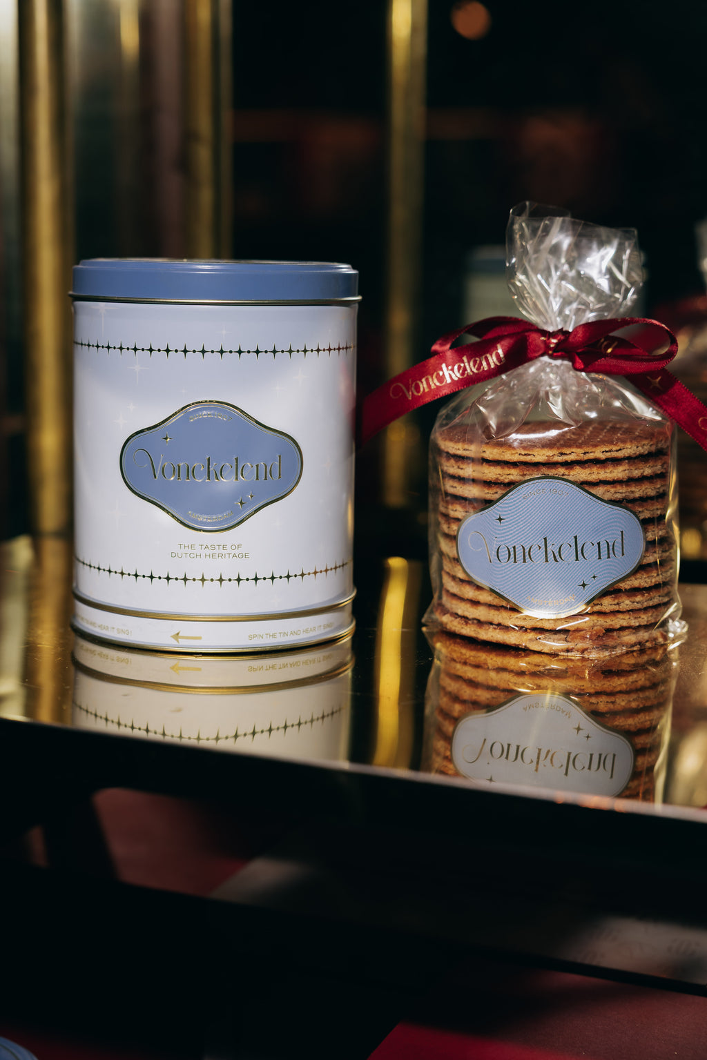 Vonckelend Stroopwafel Music Tin (Dutch Caramel Waffles tin)