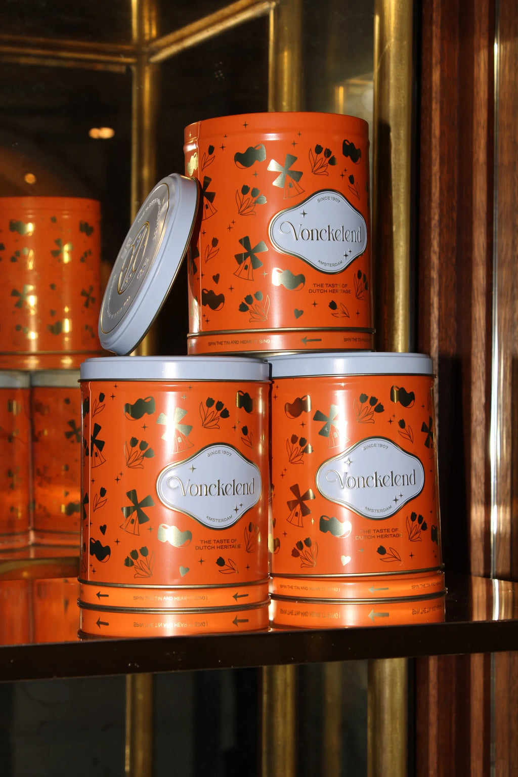 Vonckelend Stroopwafel Music Tin (Dutch Caramel Waffles tin)