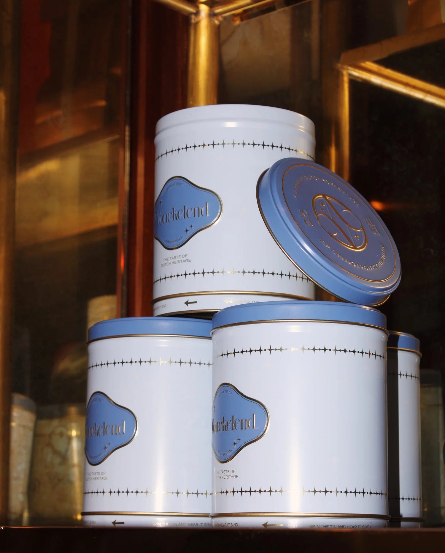 Vonckelend Stroopwafel Music Tin (Dutch Caramel Waffles tin)