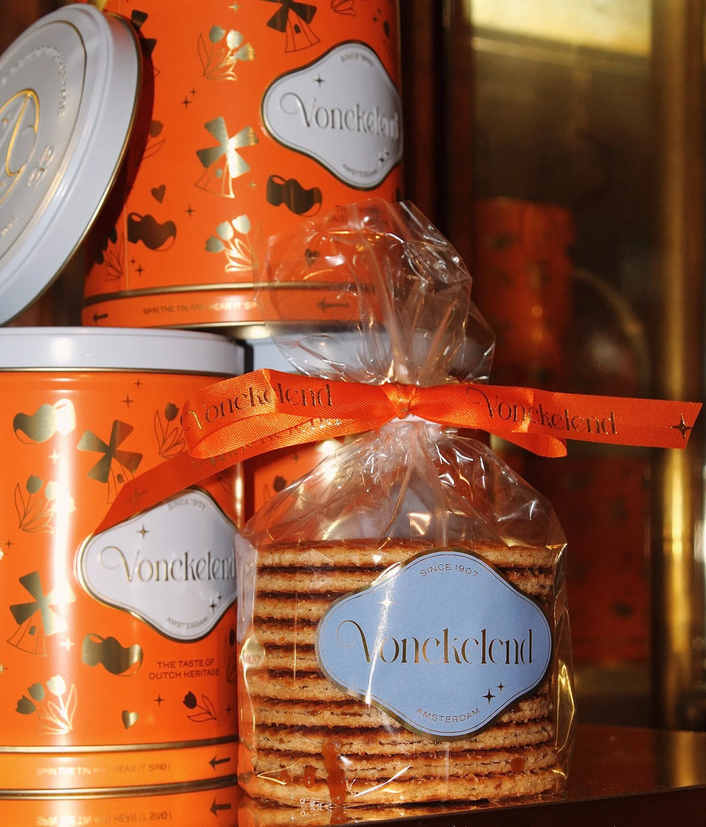 Vonckelend Stroopwafel Music Tin (Dutch Caramel Waffles tin)